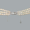 Edwardian Pearl Choker with diamond Clasp with safety Chain