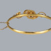 Antique 15ct Gold and Pearl Bangle