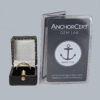 Anchorcert Certificate for Diamond Ring with Ring in Box