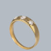 Victorian 18ct Gold Trilogy Gypsy Ring