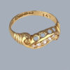 Victorian Gold Gypsy Ring Hallmarked