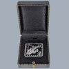 Vintage George Jensen Silver Dolphin brooch in box