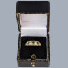 Antique Emerald and Diamond Ring in Box