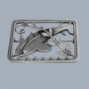 Vintage George Jensen Silver Dolphins brooch