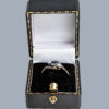 Antique Diamond Sapphire Ring 18ct Gold in Box