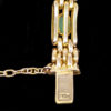 Antique Opal Gate-link Bracelet Hallmarked Clasp
