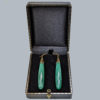 Antique Jade Drop Earrings in Box