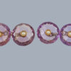 antique cufflinks amethyst pearl