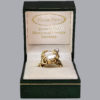 Vintage baroque pearl ring in Box