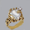 Vintage baroque pearl ring