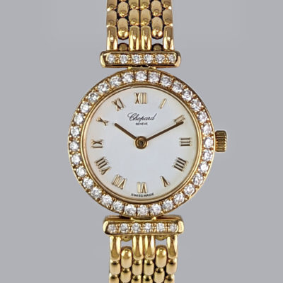 Chopard 18ct Gold Diamond Vintage Watch