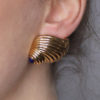 Vintage Boucheron Shell Earrings