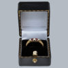 Victorian diamond ruby ring in box