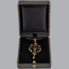 antique necklace gold pendant in box