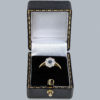 antique diamond daisy ring in box