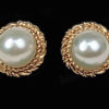 1960s vintage pearl earrings