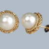 1960s vintage pearl earrings