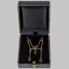 antique amethyst fringe necklace in box