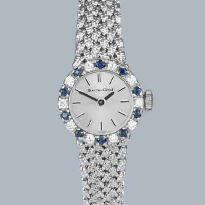 Bueche-Girod Diamond & Sapphire Bracelet Watch