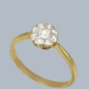 antique diamond cluster ring