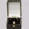 antique opal trilogy ring in box