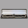 Antique cultured pearl necklace in box