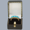Antique Victorian Turquoise Ring in box