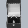 edwardian diamond solitaire ring in box