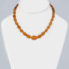 butterscotch amber bead necklace