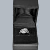 Vintage diamond engagement ring in box