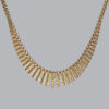 vintage Cleopatra fringe necklace