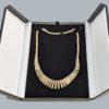 vintage Cleopatra fringe necklace in box