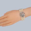antique pearl diamond bracelet