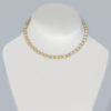 Vintage garnet pearl necklace