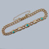 Victorian 15ct gold turquoise bracelet
