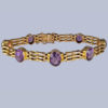 Antique Amethyst 9ct Gold Bracelet