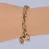 Edwardian pearl amethyst bracelet