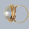 Large Mabe Pearl Cocktail ring