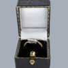 Vintage Trilogy Engagement Ring in Box
