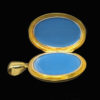 Victorian turquoise pearl locket