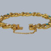 pearl turquoise gold bracelet