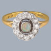 Antique Opal Cluster Ring