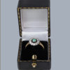 Antique Opal Cluster Ring in Box