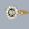 Antique Opal Cluster Ring