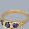 Antique Kashmir Sapphire Ring