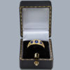 Antique Kashmir Sapphire Ring in Box