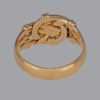 Victorian lovers knot ring