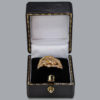 Victorian lovers knot ring in box