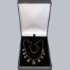 Edwardian amethyst fringe necklace  in box