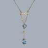 Antique Aquamarine Diamond Pendant